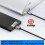 10m USB 2.0 Extension Cable, 480Mbps High-Speed Data Sync for Camera, Printer, Scanner 3