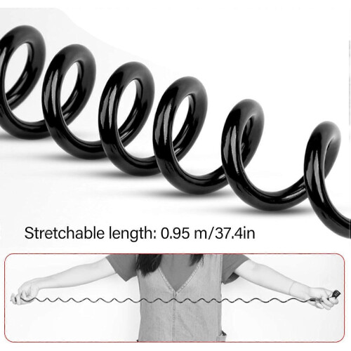 Portable Chain Lock for Motorcycles, Bicycles, Helmets, and E-Scooters, Password Cable Lock, Easy to Use and Carry 2