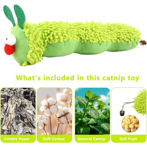 Catnip Plush Cushion Toy – Interactive Cat Play 2