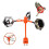 Wind-Powered Bird Repeller with Reflective Mirrors for Protecting Fruit Trees and Gardens, Easy Clip-On Installation 2
