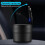 1 Pcs Flip Cover Mini Ashtray with Interior Led Light Abs Shell Metal Liner for Car Table Use 5