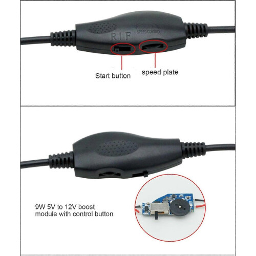 USB Fan Adapter 3/4Pin PWM USB Converter, PWM Splitter Cable For PC, Computer, Electronics Cooling, Car Maintenance 2