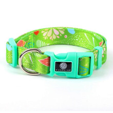Cute and Soft, Durable Nylon Collars, Suitable for Various Dog Breeds (Bright Colors)