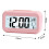 Digital Alarm Clock With Backlight Function, Smart Light Function LED Digit Time Display Digital Alarm Clock, Battery Op 4