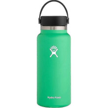 Isolert vannflaske i rustfritt stål med sugerørlokk, 32/40 oz
