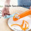 1 Pc Ceramic Peeler with Ergonomic Pp Handle Rotating Blade for Fruits Vegetables Kitchen Tool 5