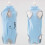 Cat Recovery Suit for Surgery, Professional Abdominal Wound Protector, Soft Stretchy Fabric, Size Medium 5