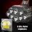 Headlamp Flashlight 8 Leds Bright USB Rechargeable Headlight with 2 Batterys 4 Light Modes Waterproof Head Lamp for Outd 3