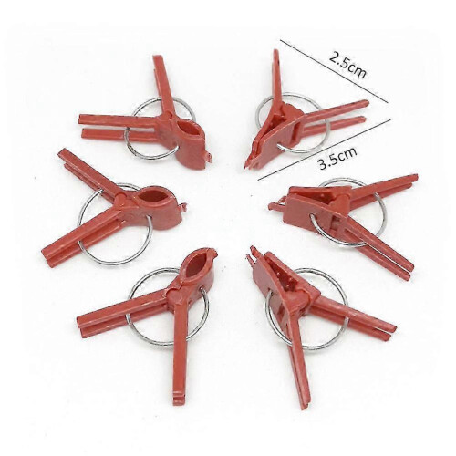 100PCS Plants Graft Clips Plastic Grafting Clips Practical Garden Plant Clips 1