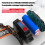 Headlamp Flashlight 8 Leds Bright USB Rechargeable Headlight with 2 Batterys 4 Light Modes Waterproof Head Lamp for Outd 5