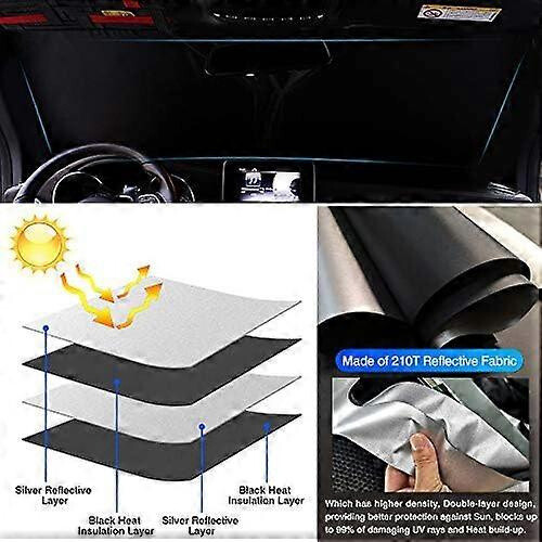Windshield Sun Shade for BMW i3 2014-2022 Window Sunshade Sun Visor Protector Foldable Blocks UV Rays Keep Your Car Cool