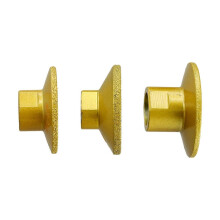 Juego de muelas abrasivas de carburo de silicio soldadas de 50 mm para trabajos en mármol y granito.