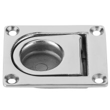 Square Flush Pull Handle Stainless Steel 65x55mm Deck Hatch Door Plate Durable Hardware Accessories Marine Yacht Boat Us
