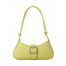 Women PU Underarm Bag Vintage Strap Adjustable Elegant PU Leather Shoulder Bag Handbag