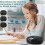 Rechargeable CD Player with Bluetooth and Built-in Speakers Featuring ASP LCD Display Technology 4