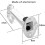 Mini projector mount for wall - 360 rotation - 16-20 cm length 2