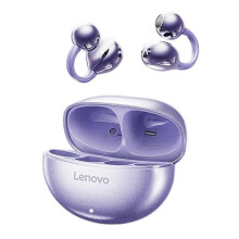 LENOVO TA410 Äkta trådlösa Bluetooth-kompatibla hörlurar med stereoljud, öppna öron och klämmor
