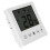 AC220V Thermostat Dual Display Fan Coil Temperature Controller for Water/Floor Heating 5
