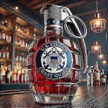 Decantor de whisky 350ml, sticlă în formă de vultur chel, teckel, bufniță, în formă de vultur