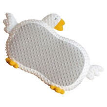 Cojín individual de espuma viscoelástica con forma de barriga de gato y relleno de felpa, con forma de ganso.