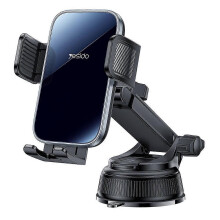 YESIDO C279 360 Rotating Car Phone Holder Suction Cup Mount Dashboard Windshield Stand Adjustable Bracket