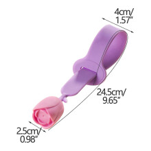 XMMSWDLA Toilet Seat Lifter Handle, Compatible with Purple, Flexible Mushroom Design, Prevents Contact with Toilet Ring, Easy Lift for