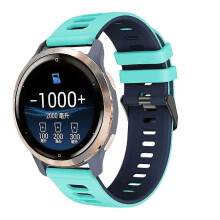 20 mm-es óraszíj gyorskioldó csapokkal, izzadságálló szilikon szíj Garmin és Samsung Galaxy Watch 3 okosórákhoz