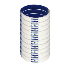 Israeli Flag Silicone Bracelet Show Your Support Durable Comfortable Wristband For Pride Events