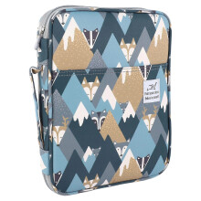 96 Slots Case Nylon Multi Layer Large Capacity Art Student Storage Pencil Bag for Refills Colored Pencils