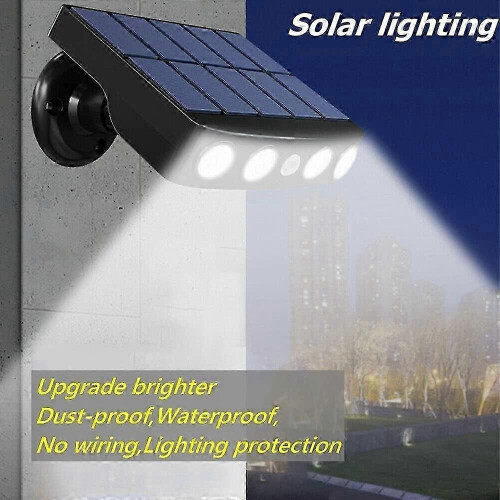Solar-Powered Outdoor Motion Sensor Light Waterproof LED Garden Spotlight for Pathways & Security_CP 1