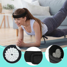 Kopfmassagegerät mit Einstellbarem Kopfband für Entspannung und Gesichtsstraffung für Frauen und Männer bei Arbeit und Reisen