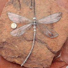 Acchiappasole di cristallo a forma di libellula, acchiappasole di cristallo da appendere per giardino, matrimoni e decor