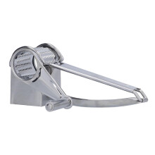 Cheese Grater Handhold Rotarting Stainless Steel Shredder for Household Chicken Cheese Walnut Nuts