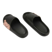 Women Cartoon Bear Shaped Charm Thick Soled Slippers Indoor Home Cute Bathroom EVA Slides Sandals
