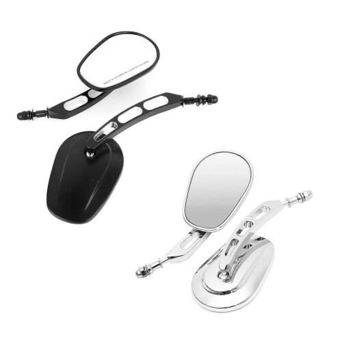 Compatible With Harley Davidson 2pcs/Set Motorcycle Modified Classic Retro Rearview Mirror Reversing Mirror 1