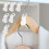 20-pack Clothes hangers, Save space in the wardrobe, Hook compatible with hanger White 5