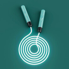 Adjustable LED Light-Up Jump Rope with Memory Counter - Fitness Skipping Rope for Teens, Adults & Gym Training_CP