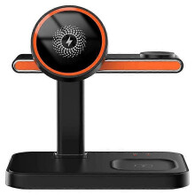 Încărcător wireless magnetic 3 în 1 cu cameră WiFi 1080P, suport de încărcare pentru telefon mobil de 15W
