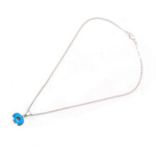 Necklace Sky Blue Glazed Eyes Turkey Wicked Eye Pendant for Clothing Decoration Gift Giving