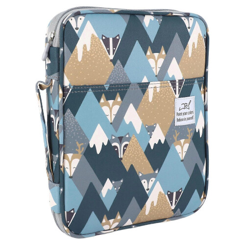 96 Slots Case Nylon Multi Layer Large Capacity Art Student Storage Pencil Bag for Refills Colored Pencils 2