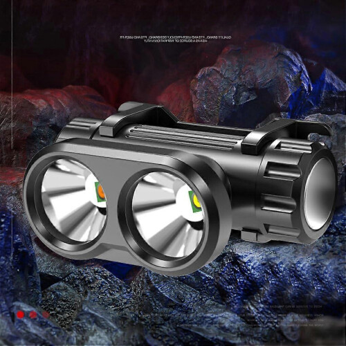 Lanternă frontală pentru camping, drumeții, pescuit, două moduri, impermeabilă, reglabilă, lanternă frontală LED 2