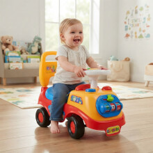 Alivio Kids Ride On Car Red with Sounds & Storage