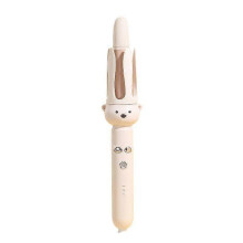 Automatic Rotating Curling Iron - 1.1 Inch (28mm) Curling Wand for Beach Waves,