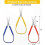 3-Piece Mini Loop Scissors with Easy-Grip Handles compatible with Special Needs Training 5