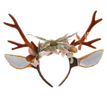 Fascia per capelli con corna di cervo, fascia per capelli con corna di cervo per Halloween, fascia per capelli con corna di cervo della