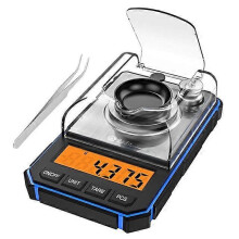 0.001g Electronic Digital Scale Portable Mini Scale Precision Professional Pocket Scale Milligram 50g Calibration Weights