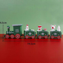Plastic Train Christmas Decorations Santa Claus Children's Day Gift Toys Props Scenarios Decorating The Family Table