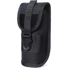 Outdoor Glasses Pouch, Robust Tactical Pouch, Sunglasses Case, Flashlight Pouch in Army Style with Buckle 1