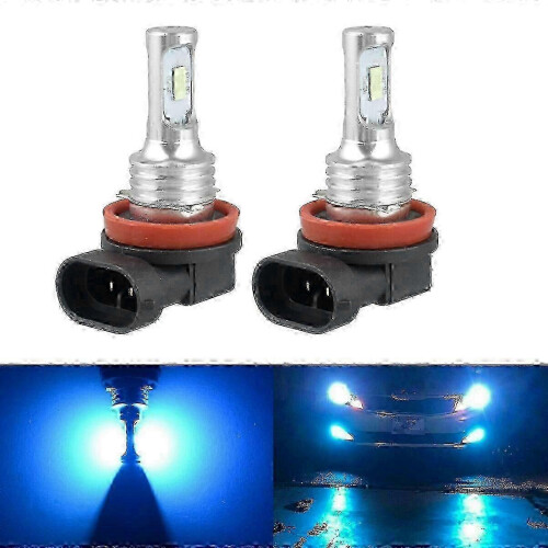 8000K Ice Blue H9 LED Headlight Bulbs H9 2