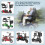 Ignition Switch with Key, Replacement Mobility Scooter Spare Start On/Off Ignition Switch with 2 Keys for Pride 4